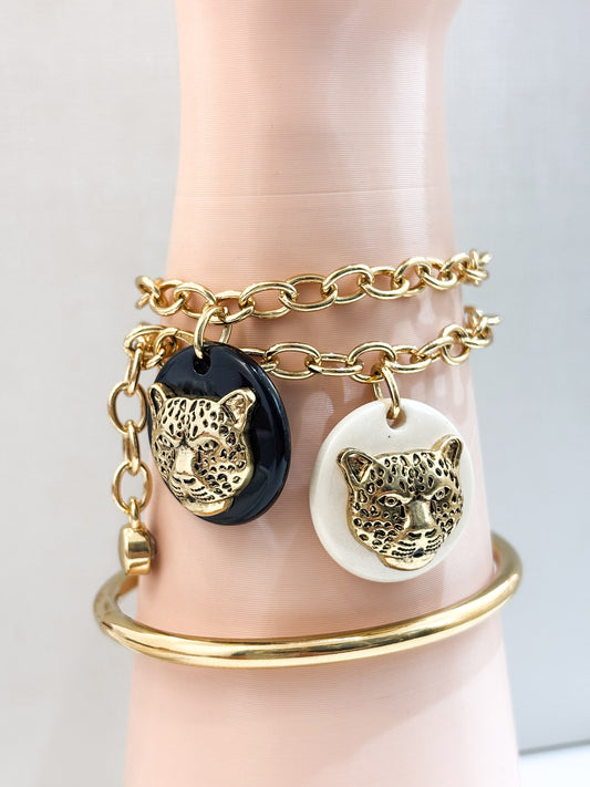 Pulseira Pingente Pantera