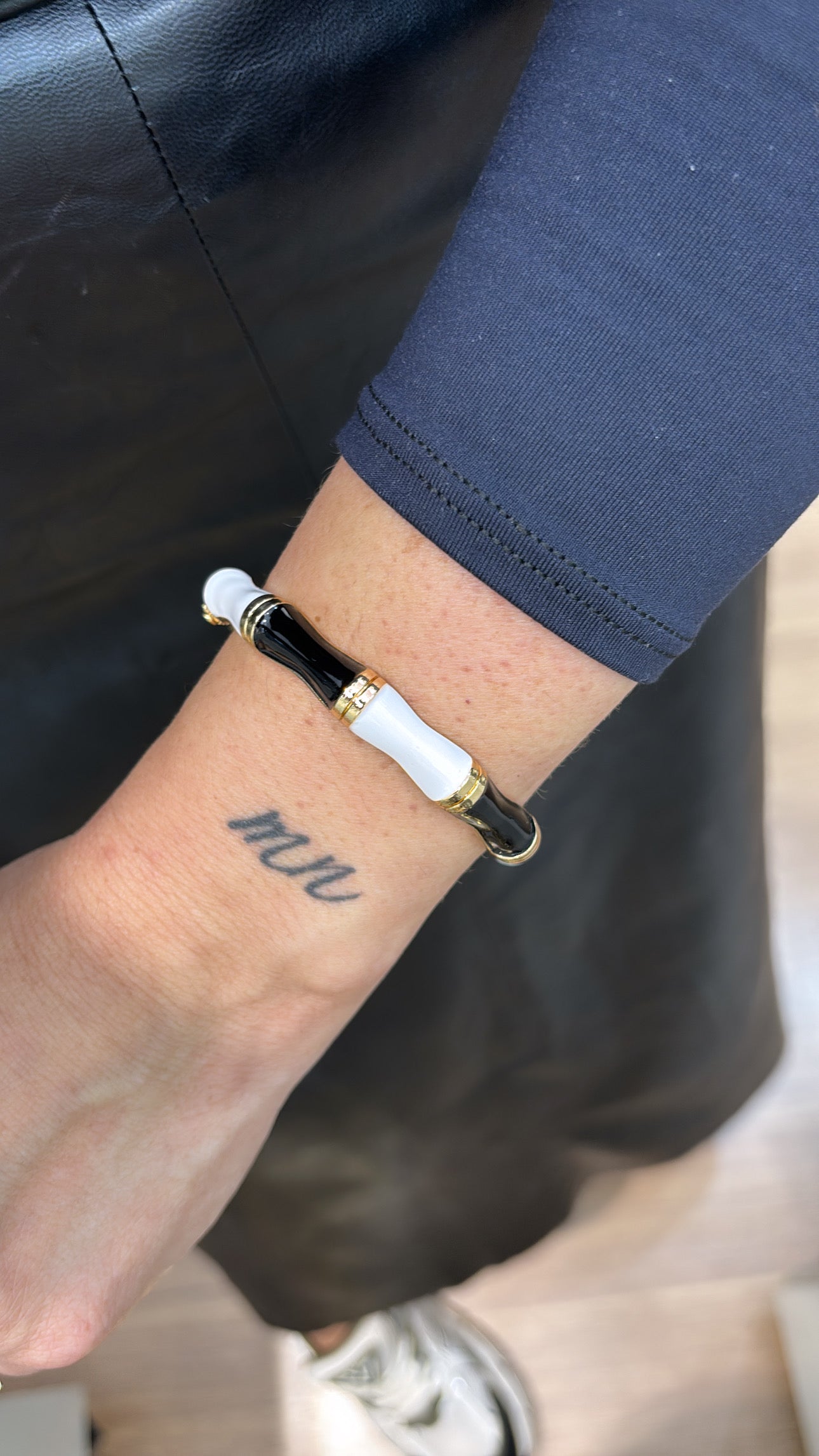 Bracelete Bamboo Noir