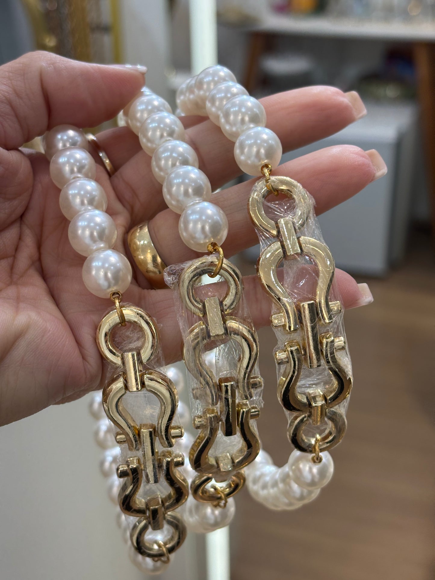 Choker Pearl Link