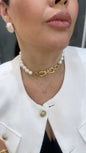 Choker Pearl Link