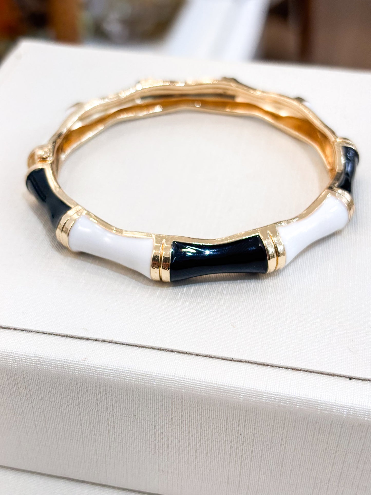 Bracelete Bamboo Noir
