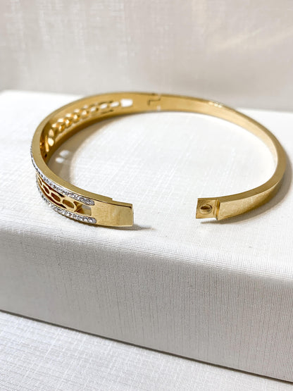 Bracelete cravejado CD