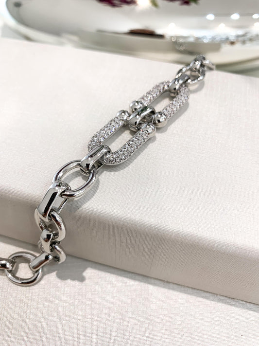 Pulseira TF cravejado