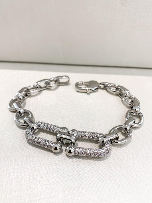 Pulseira TF cravejado